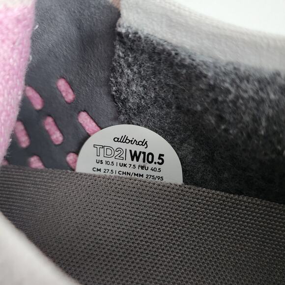 AllBirds Tree Dasher 2 Purple Pink Womens 10.5 Running Shoe Sneaker VGUC - Picture 11 of 12